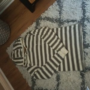 Long sleeve shirt with hoodie